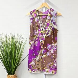 Emilio Pucci for Form Fit Rogers Sleeveless Tank Blouse Top Medium